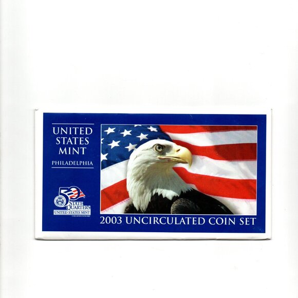 2003 P&D Uncirculated Set... 20 Coins... In Original US Mint Packaging - Picture 6 of 6
